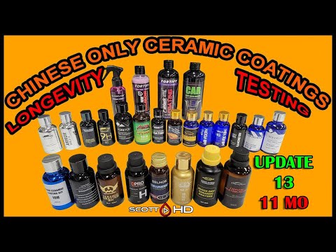 28 WAY CHINESE COATINGS LONGEVITY TEST  - UPDATE 13 - 11 MONTHS