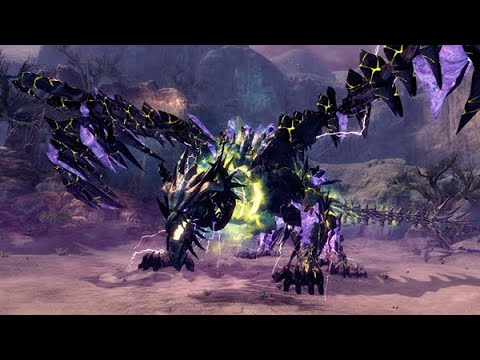 Guild Wars 2 - Death Branded Shatterer Boss - Gameplay