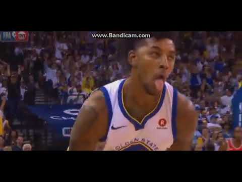 Watch Rockets vs Warriors 2017-18 first half Nick Young on fire