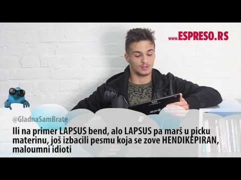 #EspresoTviter: Lapsus bend čita tvitove o sebi