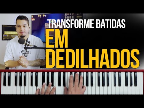 Como CRIAR DEDILHADOS  das batidas e fazer um ACOMPANHAMENTO PROFISSIONAL - Aula de teclado