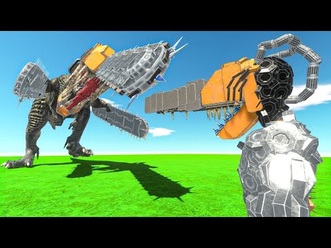 CHAINSAW MAN FIGHTS CHAINSAW T-REX!