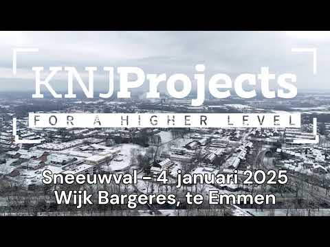 Sneeuwval Wijk Bargeres