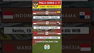 Download lagu Jadwal Timnas Indonesia U-17, Piala Dunia U-17. #timnasindonesia #timnasu17 #pialadunia mp3