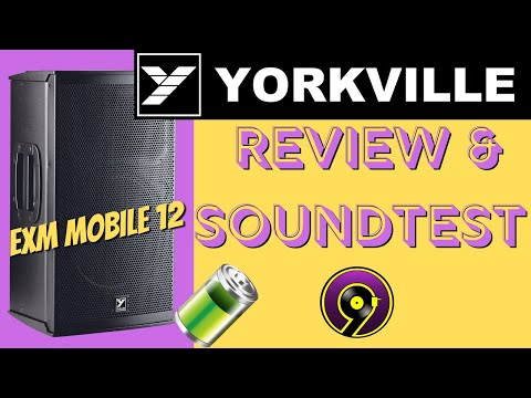BATTERY POWERED 12" SPEAKER/YORKVILLE EXM MOBILE 12 REVIEW/GEAR REVIEWS