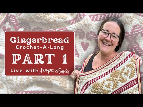 CAL Kickoff!! - Mosaic Gingerbread Blanket Crochetalong Part 1