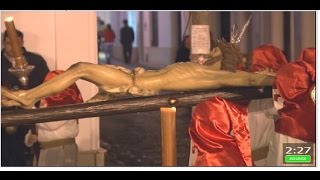 preview picture of video 'Moguer (Huelva) Martes Santo: procesión del Cristo de la Sangre (2012)'