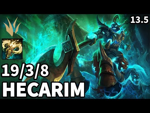 Hecarim Jungle vs Wukong - EUW Master | Patch 13.5