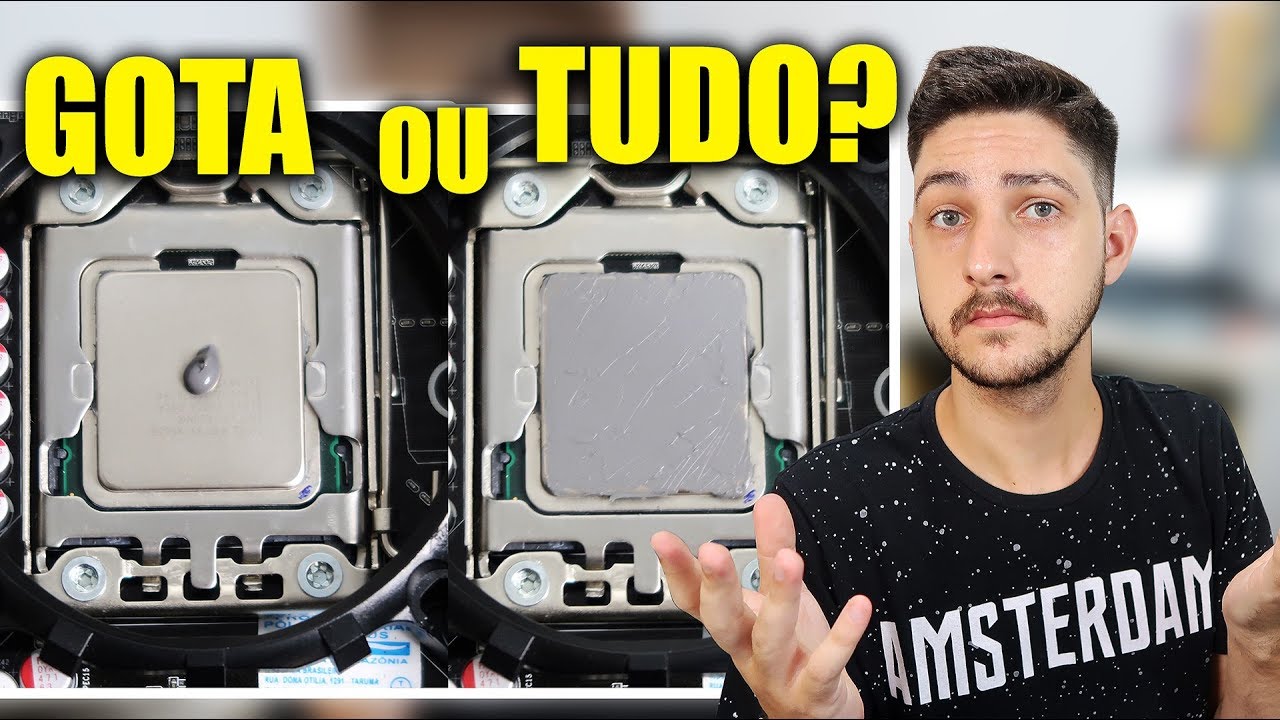 QUAL JEITO DE COLOCAR PASTA TÉRMICA DEIXA O CPU MAIS FRIO?