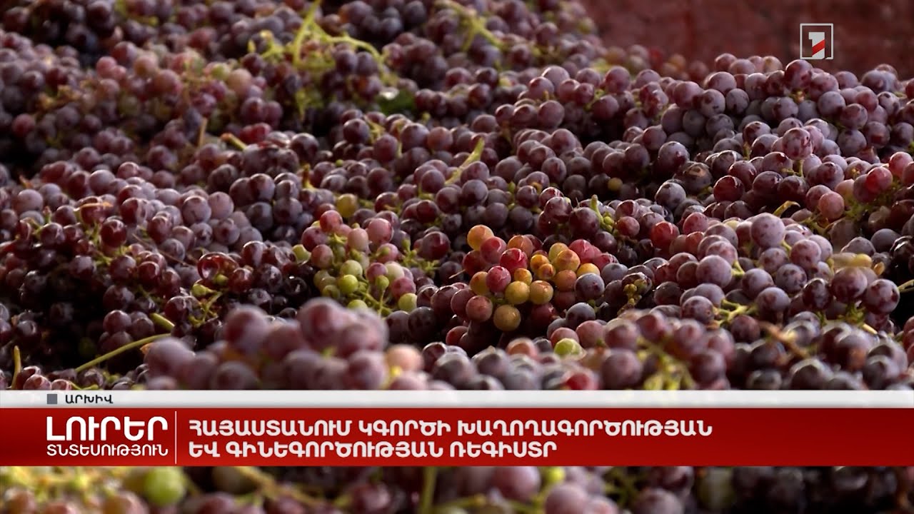 Հայաստանում կգործի խաղողագործության և գինեգործության ռեգիստր