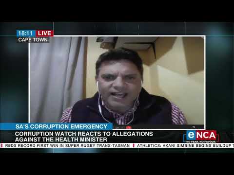 Discussion Corruption Watch reacts to allegations against the Health Minister
