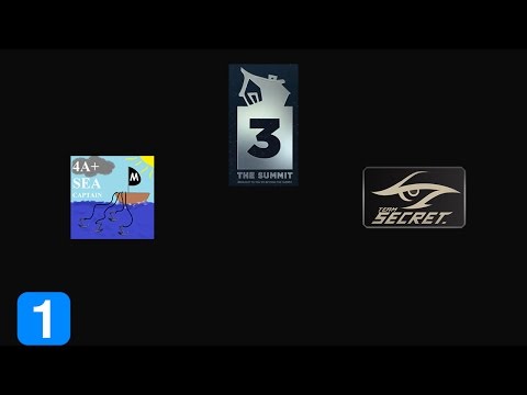 Highlights 4 Anchors  Sea Captain vs Team Secret - The Summit 3