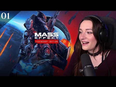 (First Playthrough) I'm OBSESSED! 😍 | Mass Effect Legendary Edition - Ep.1 | Let's Play [Veteran]