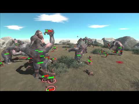 Animal Revolt Battle Simulator// 15 Goro the Giant VS 85 Bold Billy