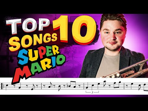 Supet Mario Top 10 songs on Trumpet (Trumpet Sheet)