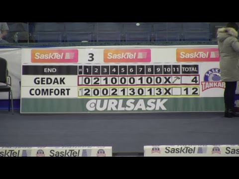 CURLSASK 2019 Tankard - Game A2 - Feb 6/19 2:30 pm - Jacobson vs Deis