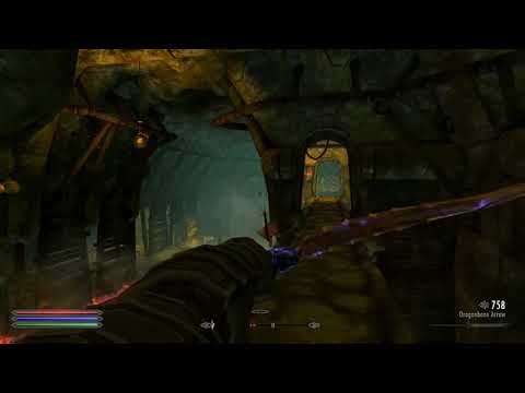 Skyrim SE (mods) - Crom - Korvanjund Temple - The Jagged Crown