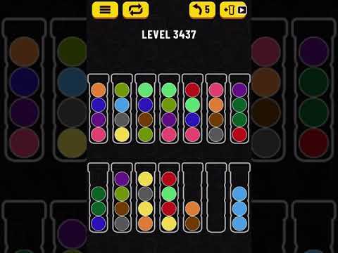【Ball Sort Puzzle】Level.3437