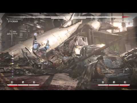 Mortal Kombat X D'Vorah : 32% Meterless Combo