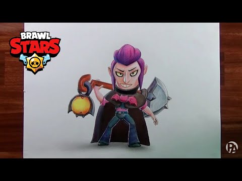Dibujando a Mortis de Brawl Stars | PatrickART