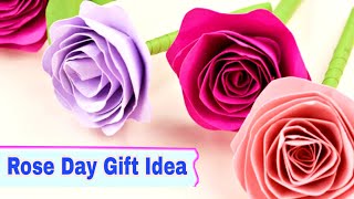 Rose Day Gift For Husband/Boyfriend 🌹 | Rose day gift Ideas | How to make paper rose