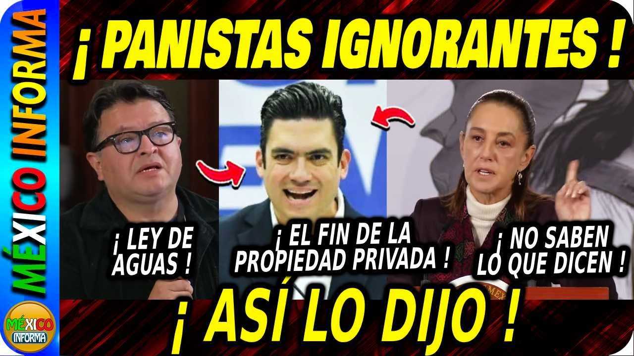 TÓMALA: SHEINBAUM DICE QUE LOS PANISTAS SON UNA BOLA DE IGNORANTES. NO SE QUEDÓ CALLADA.