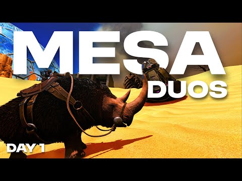 I Played Duos on The Most Popular Cluster Day 1 Dominating OSDS - Ark MESA DUOS