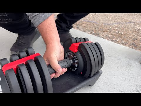 Yaheetech Reguliuojamas hantelis nuo 2kg iki 40 kg (Nemokamas pristatymas) video