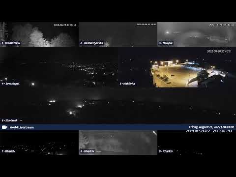 Live views from Ukraine 8/26/2022 B - Sloviansk, Sevastopol, Kharkiv and other cities