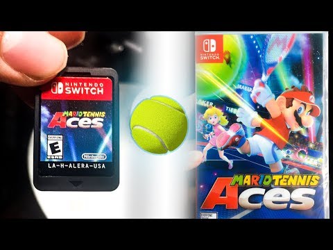 Mario Tennis Aces (Physical) Unboxing *ALSO MY FACE*