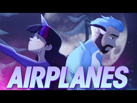 AIRPLANES (Mordecai x Twilight) - Caleb Hyles & @annapantsu Cover [lyrics]
