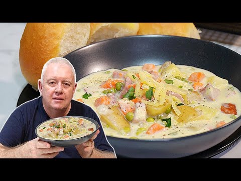 Chunky, Cheesy, and 100% Real – The Ultimate Ham & Veggie Chowder / Soup – No Cans, Just Comfort!