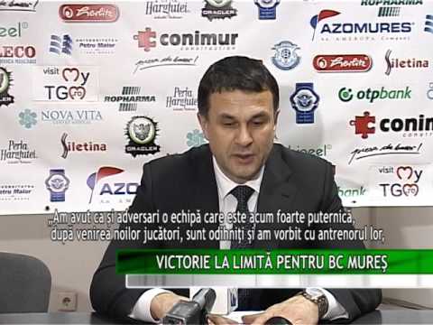 VICTORIE LA LIMITĂ PENTRU BC MUREŞ