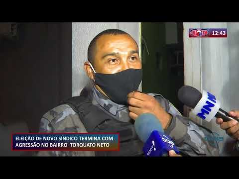PoliÌcia poÌƒe ordem em confusaÌƒo iniciada em eleicão de siÌndicos no Torquato Neto 30 09 202