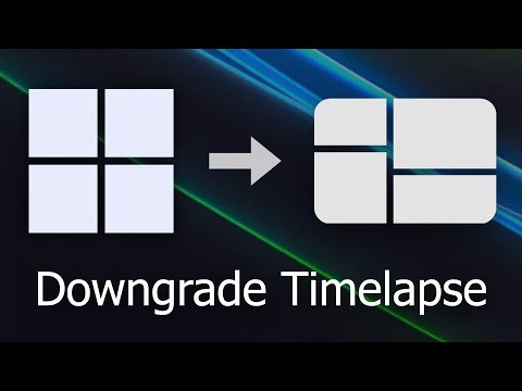 Downgrading Windows 11 to 1.01!