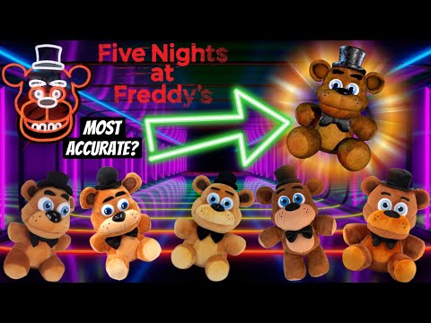 FNAF FREDDY PLUSHIES RANKED ON ACCURACY!
