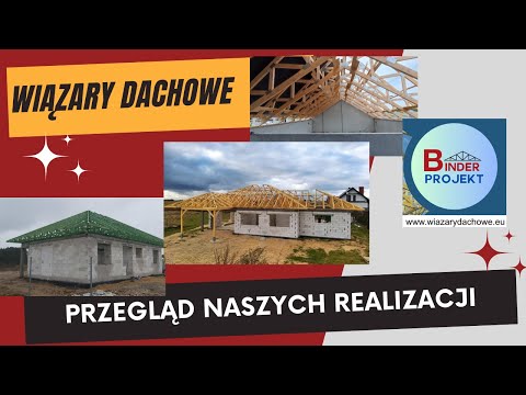 Wiązary Dachowe - BINDER-PROJEKT - realizacje 2022r
