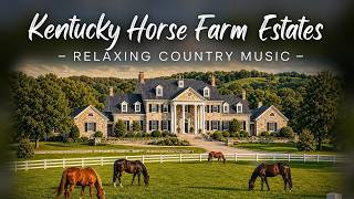 Kentucky Horse Farm Estates | Relaxing Country Music