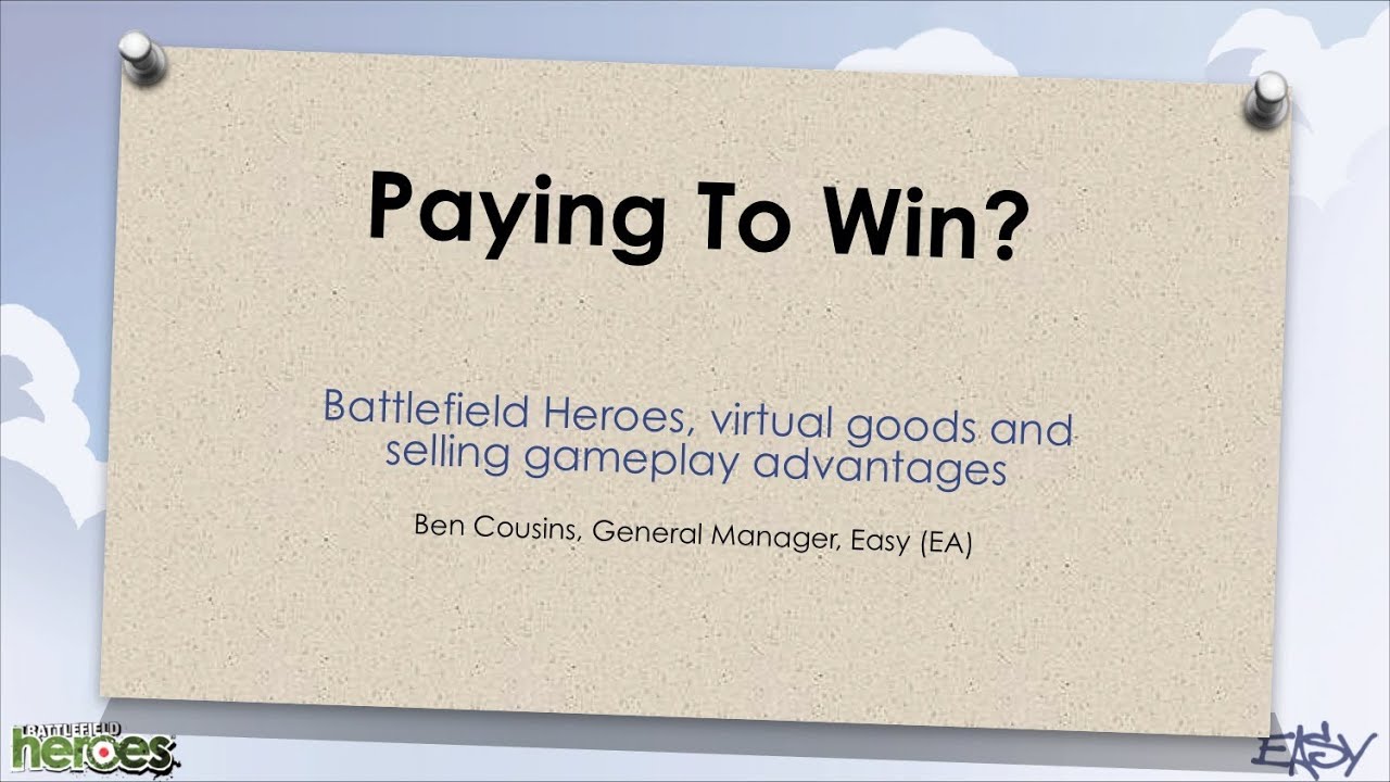 Paying to Win: Battlefield Heroes, Virtual Goods and Paying For Gameplay Advantages - YouTube