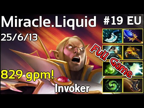 Miracle [Liquid] Invoker - Dota 2 Full Game 7.17