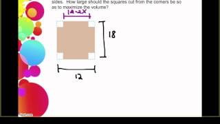 Optimization Example - Rectangular Prism