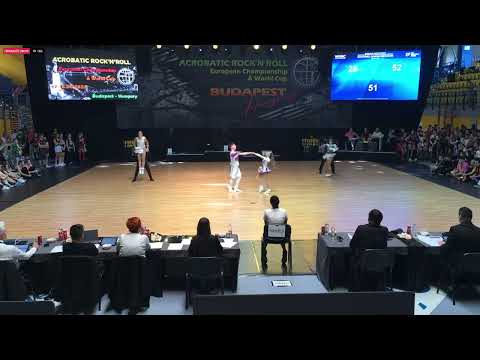 World Cup Juniors-First round ASONOVA Kseniia-KHAPERSKYY Tymur, SERHIEIEVA Kateryna-DIDENKO Nazar