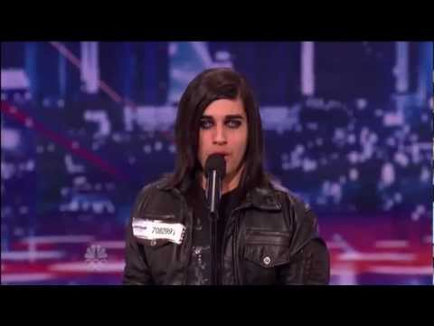 Andrew De Leon - Goth, Marilyn Manson-esque "countertenor" - America's Got Talent