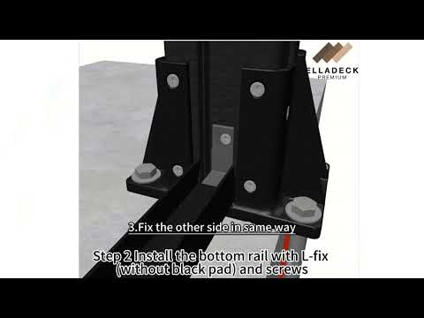 Postupak montaže WPC ograde ELLAdeck - Lyctum TV