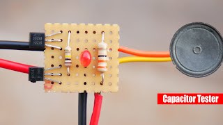 DIY Capacitor,Continuity Tester Circuit | All in One Tester