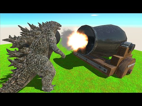 CANNON vs All MONSTER - Animal Revolt Battle Simulator