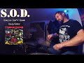 S.O.D - Charlie Don't Cheat (Drum Cover) #charliebenante #thrashmetal