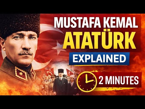 Mustafa Kemal Atatürk Explained In 2 Minutes | Rapid History