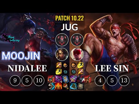 RNW Moojin Nidalee vs Lee Sin Jungle - KR Patch 10.22
