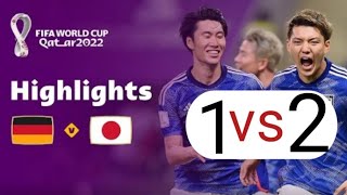 Germany vs japan 1-2। 2022 fifa world cup। match highlights।#Germany #Japan #worldcup #highlights